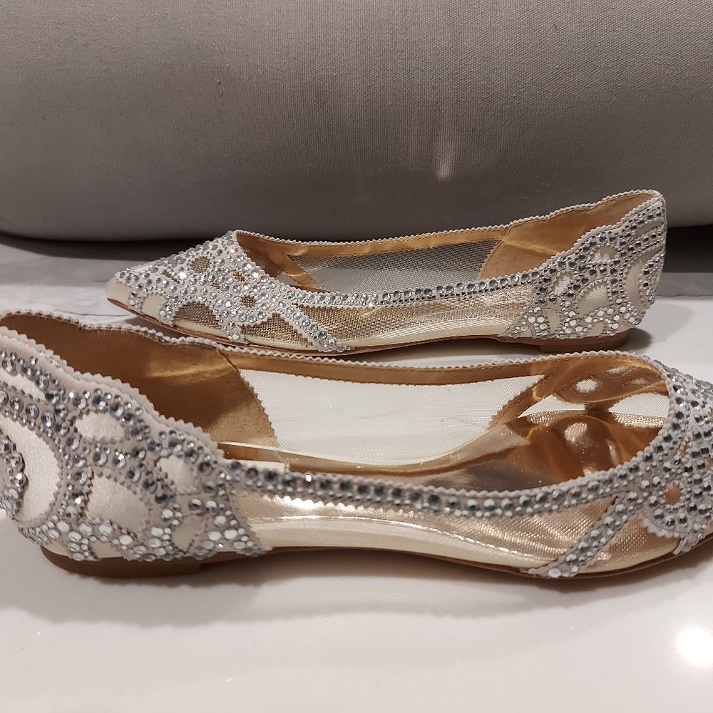 Badgley Mischka Womens Gigi Ballet Flat